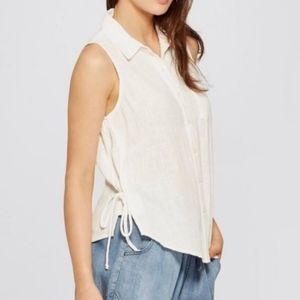 Target Summer Shirt Off White s. M Perfect 4 Work